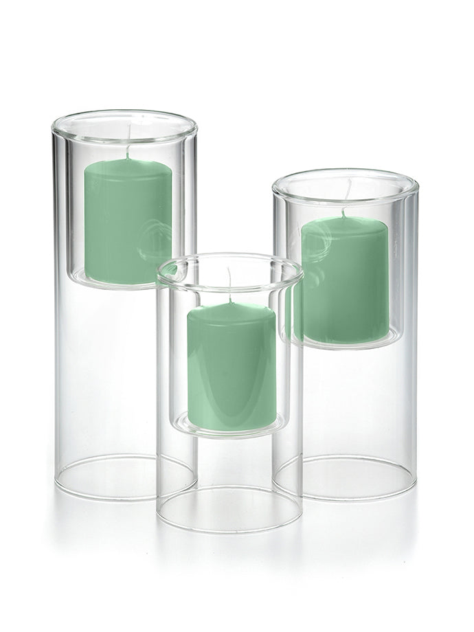 9 Pillar Candles & 9 Ethereal Cylinders