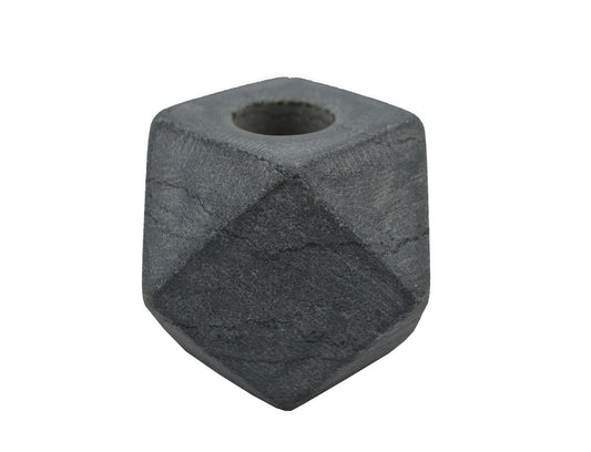 CANDLESTICK GRAY - 6x6x6cm