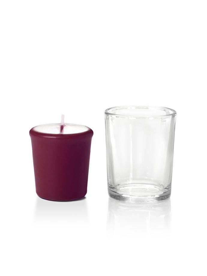 15 Hour Votive Candles & Votive Holders Magenta