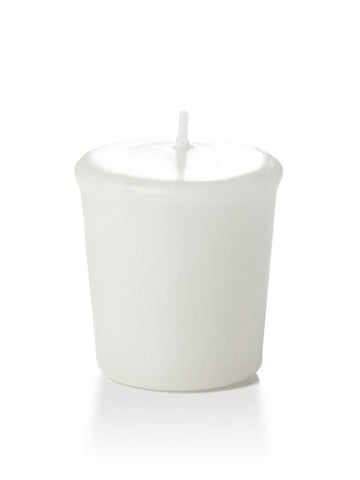 Yummi Candles - 15 Hour Unscented Votive Candles White