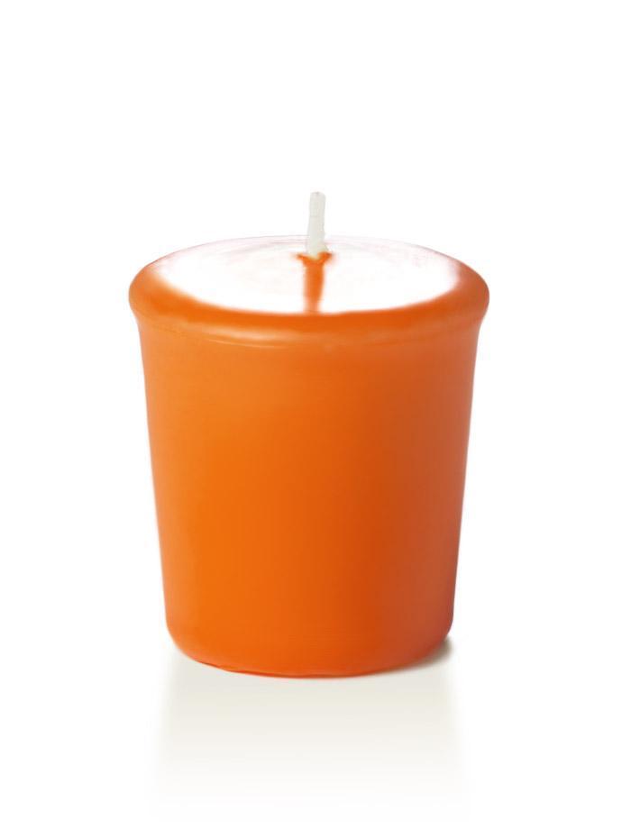 Bright Orange Candles