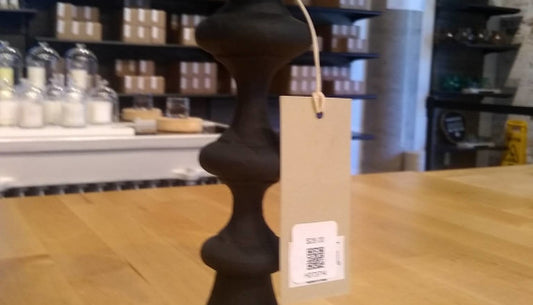 Aluminum Candle Holder- Matte Black