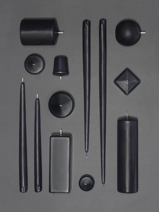 Black + Gray Candles