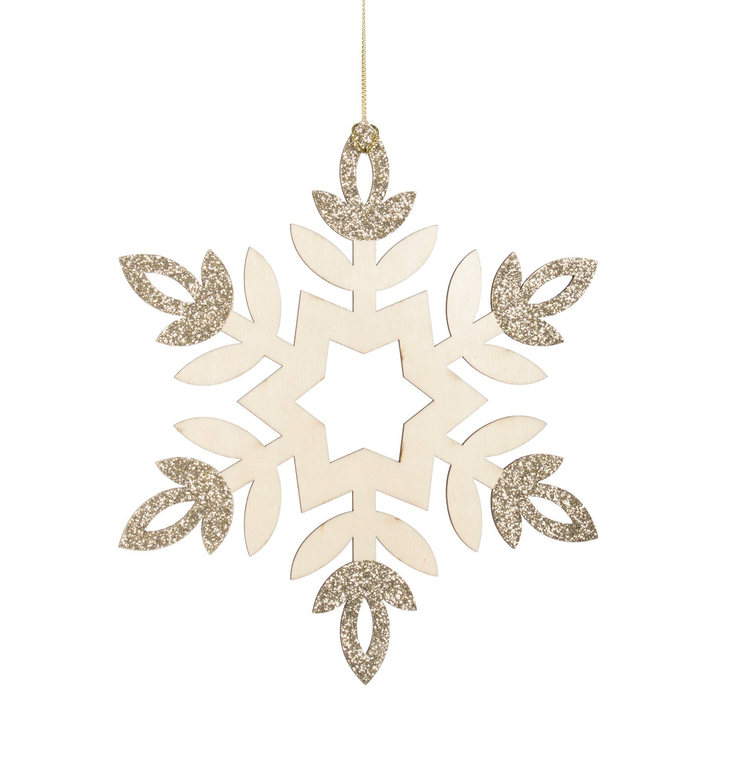 ORN-SNOWFLAKE GOLD