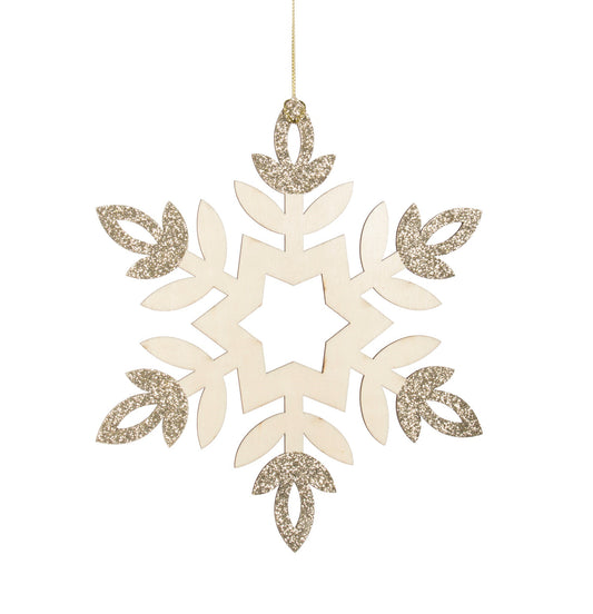 ORN-SNOWFLAKE GOLD