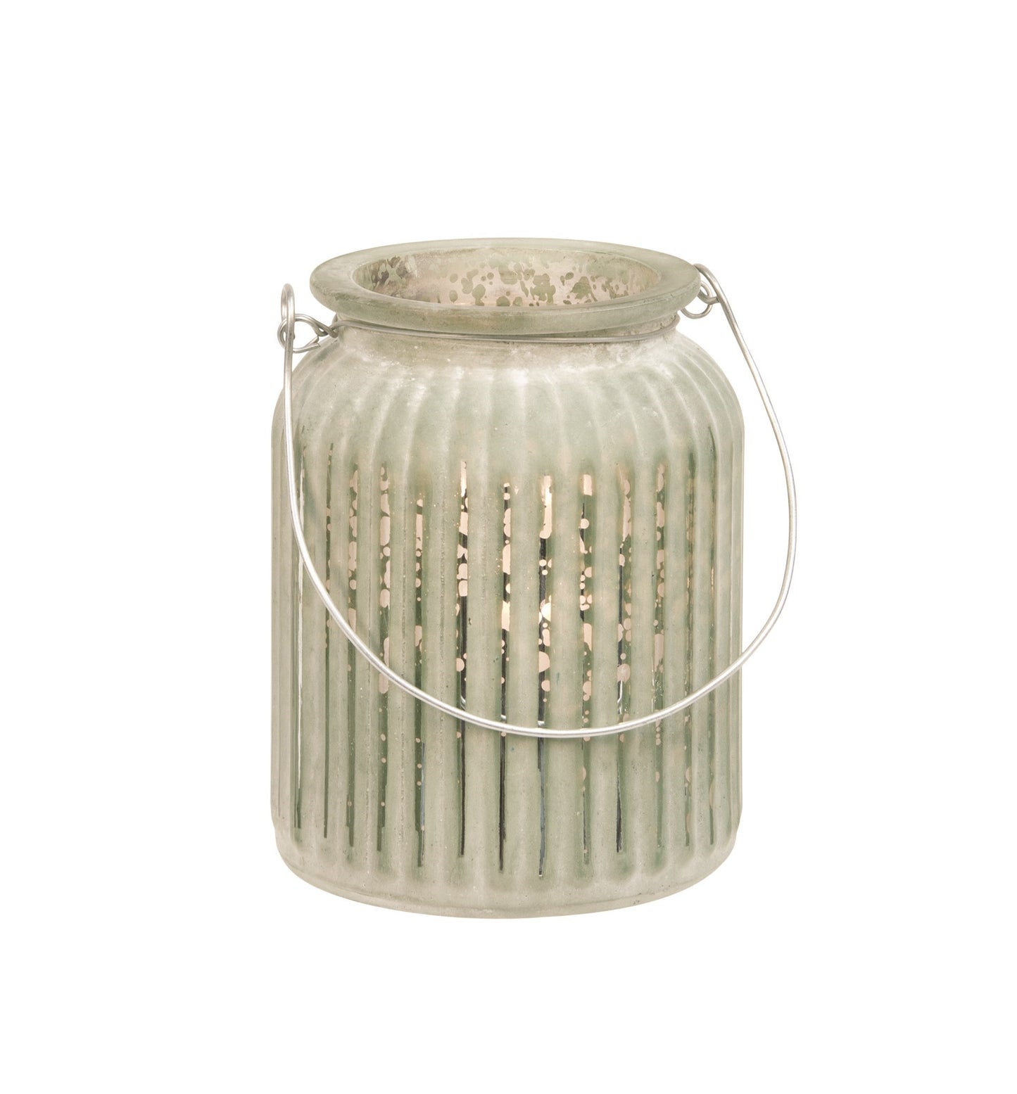 LANTERN-GLS RIB MINT L