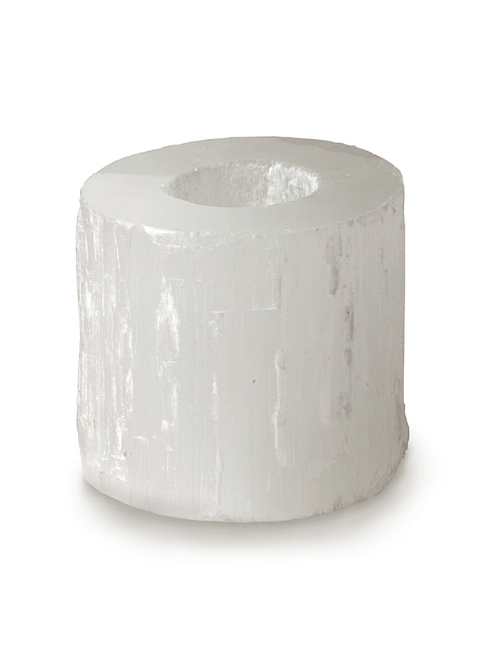 Selenite Top Polished Holder