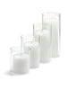 Yummi Candles - 4 Column Pillar Candles and Cylinder Vases