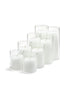 Yummi Candles - 8 Column Pillar Candles and Cylinder Vases